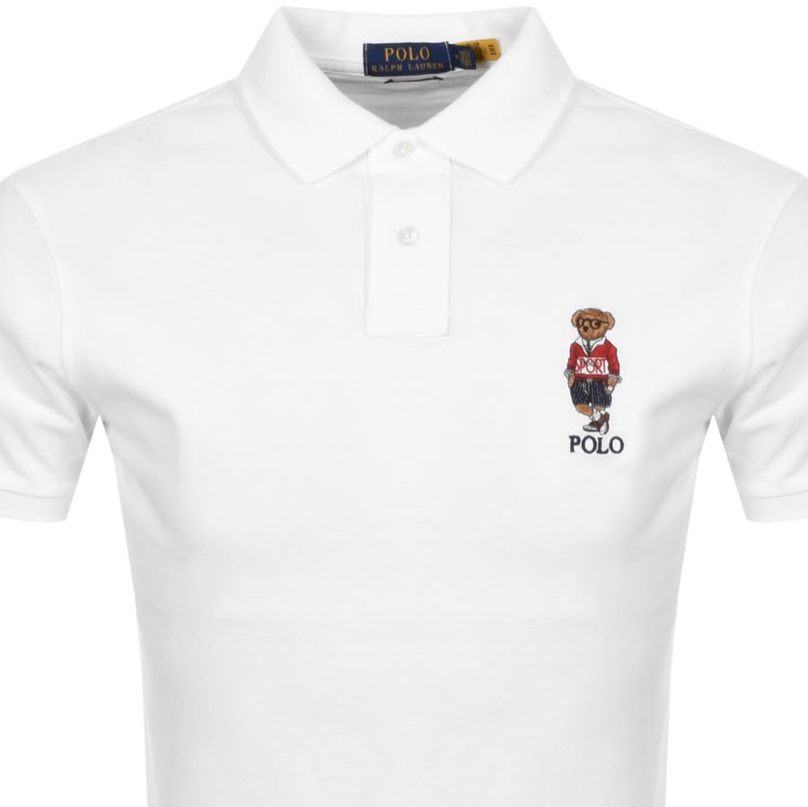 Alternative Image for ProductRalph Lauren Slim Fit Polo T Shirt White2